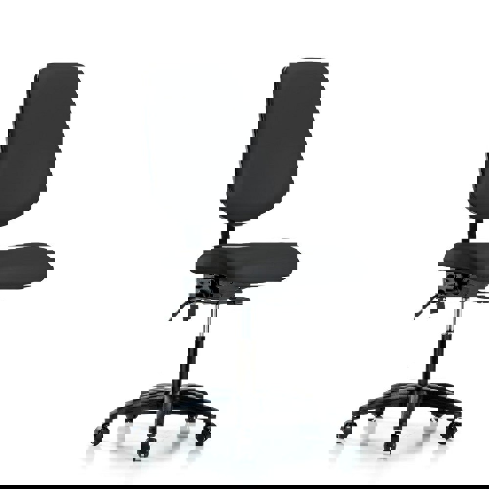 Task Chair: Vinyl, Black