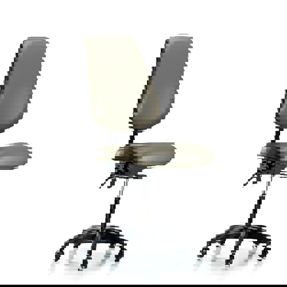 Task Chair: Vinyl, Taupe