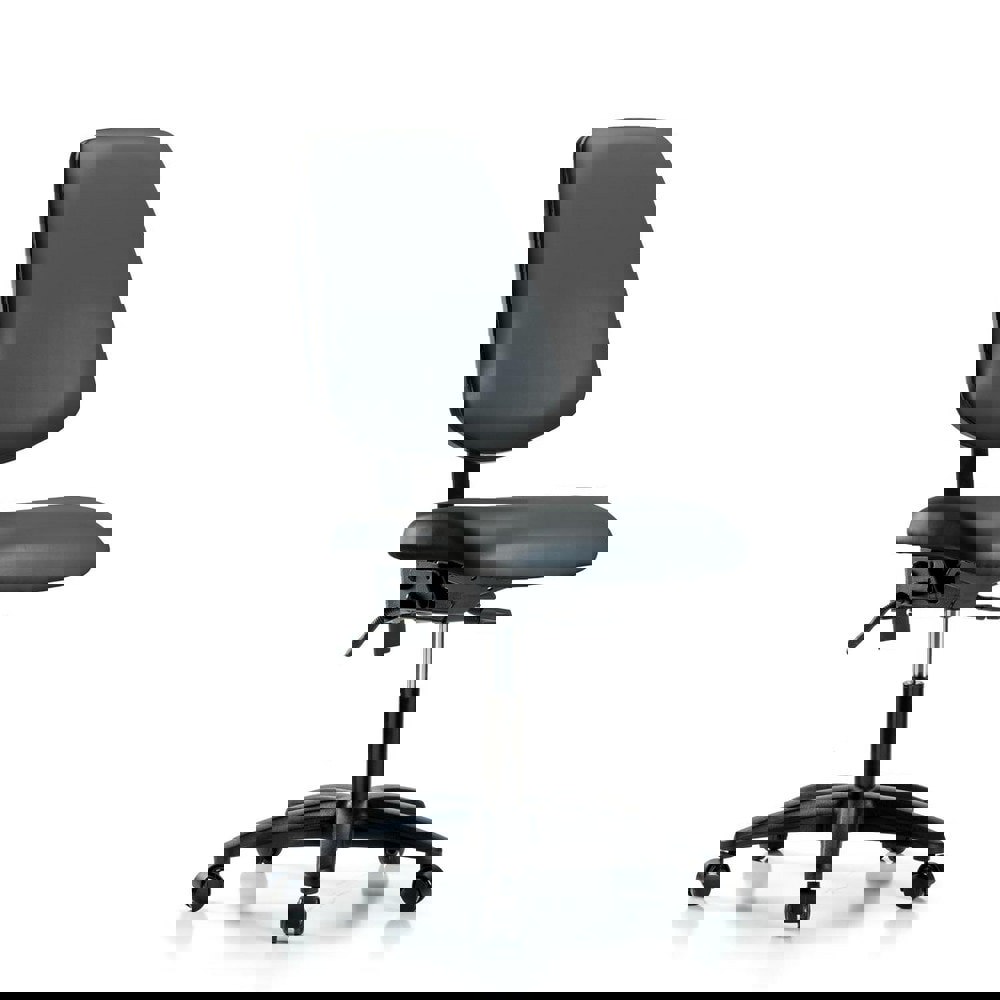 Task Chair: Vinyl, Carbon