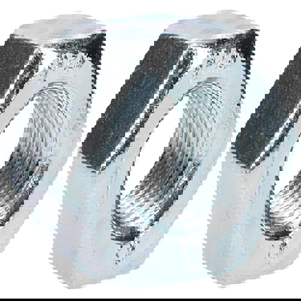 Heavy Hex Nut: 5/8-11, Grade A194 Grade 2H Steel, Yellow Zinc Dichromate Finish