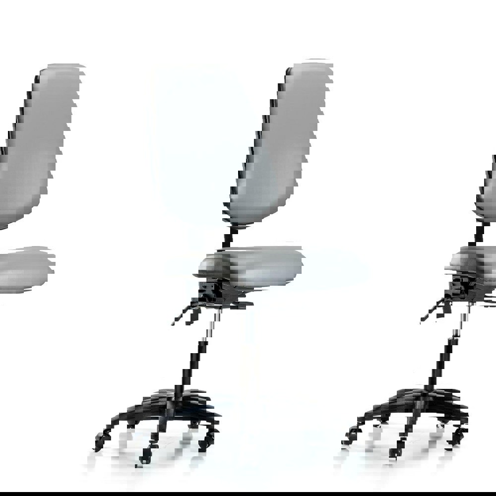 Task Chair: Vinyl, Sterling