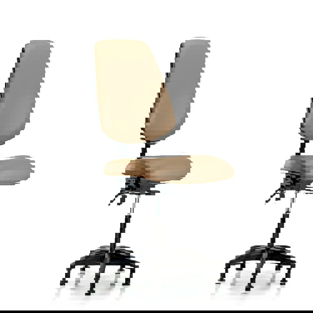 Task Chair: Vinyl, Taupe