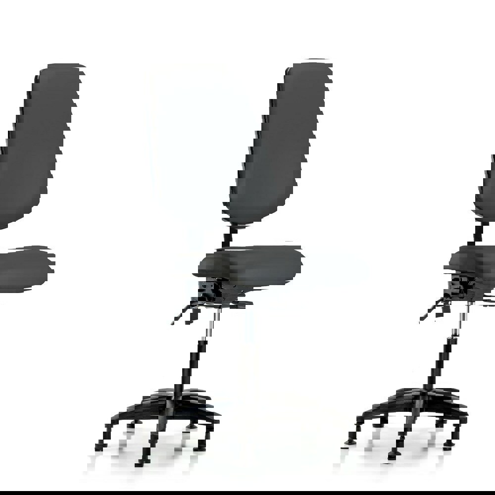 Task Chair: Vinyl, Charcoal