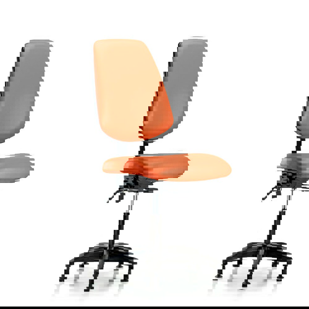 Task Chair: Vinyl, Orange Kist