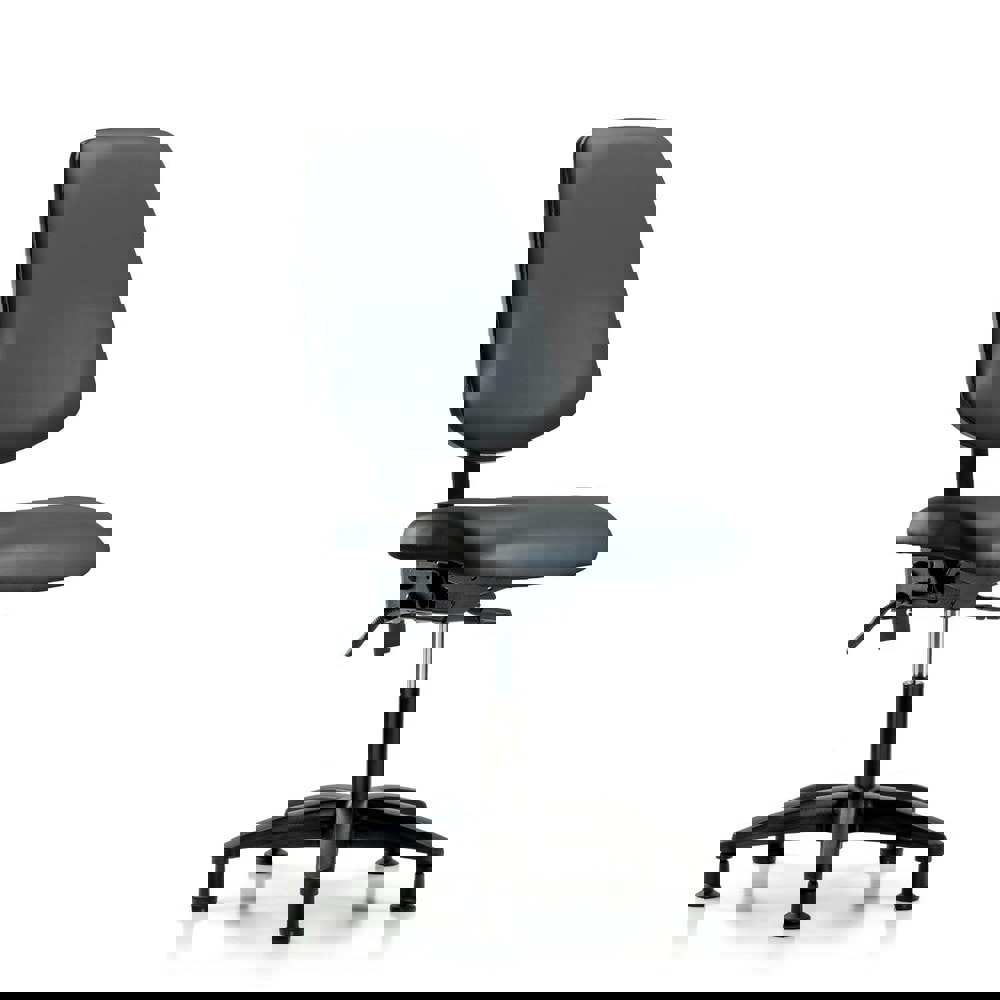 Task Chair: Vinyl, Carbon