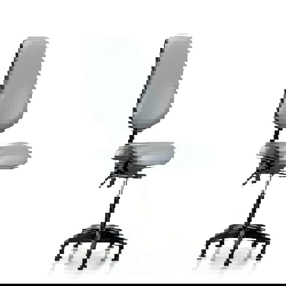 Task Chair: Vinyl, Sterling