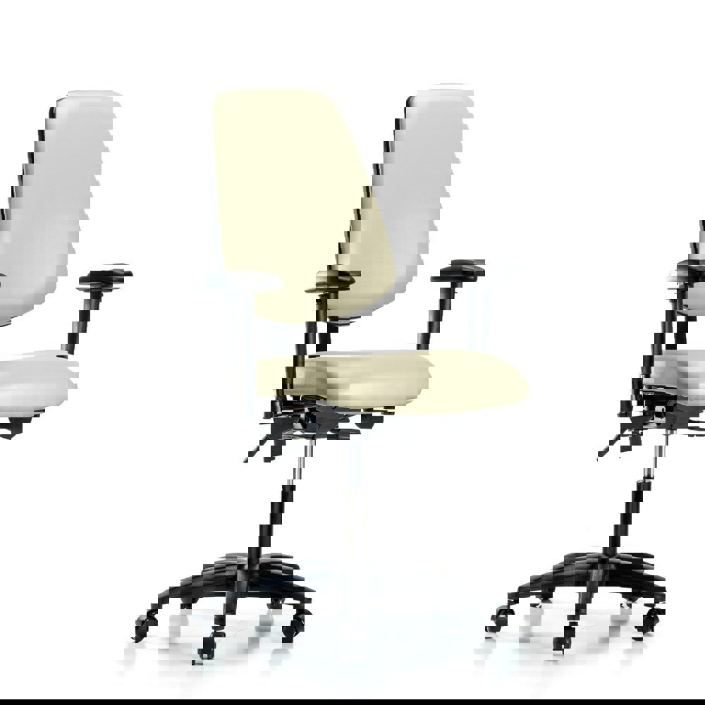 Task Chair: Vinyl, Adobe White