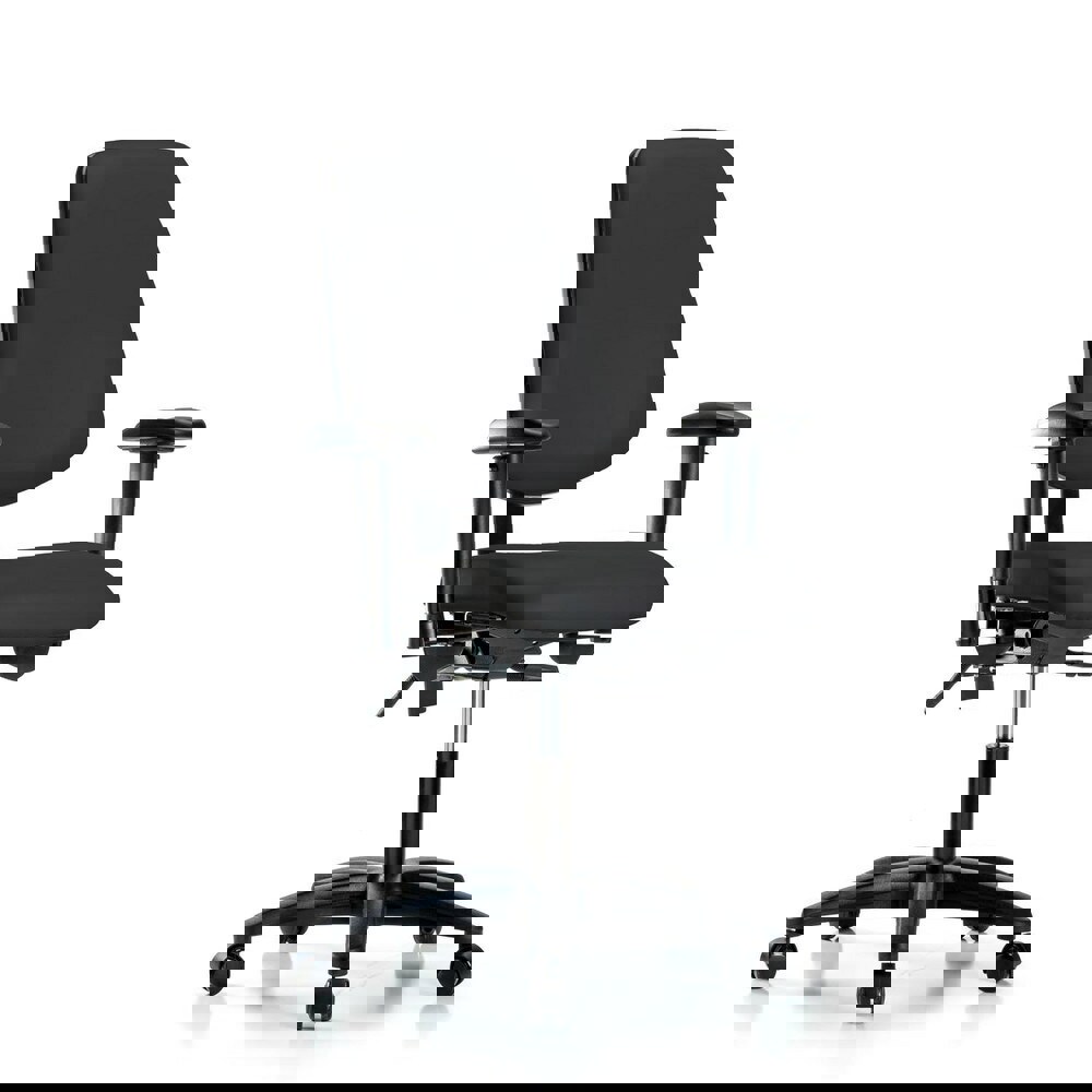 Task Chair: Vinyl, Black