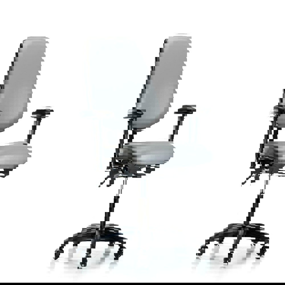 Task Chair: Vinyl, Sterling