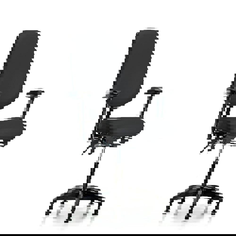 Task Chair: Vinyl, Black