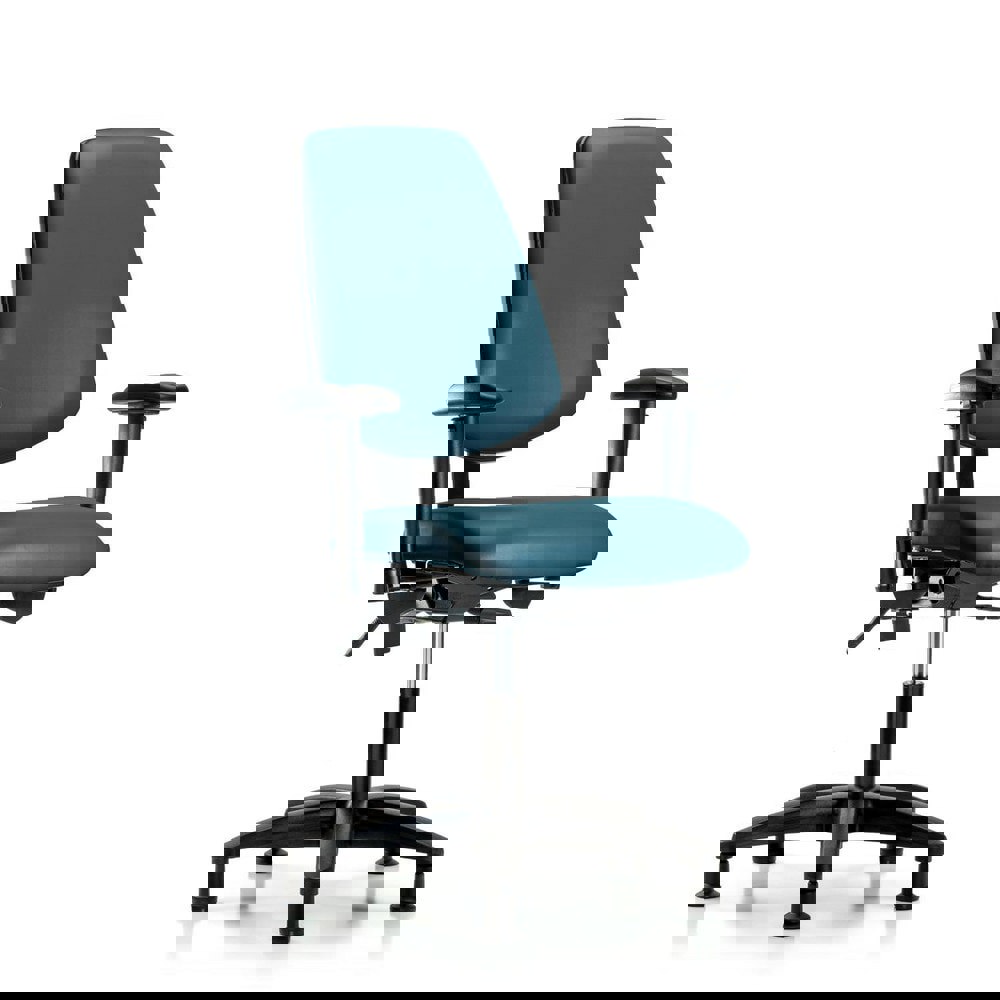 Task Chair: Vinyl, Marine Blue
