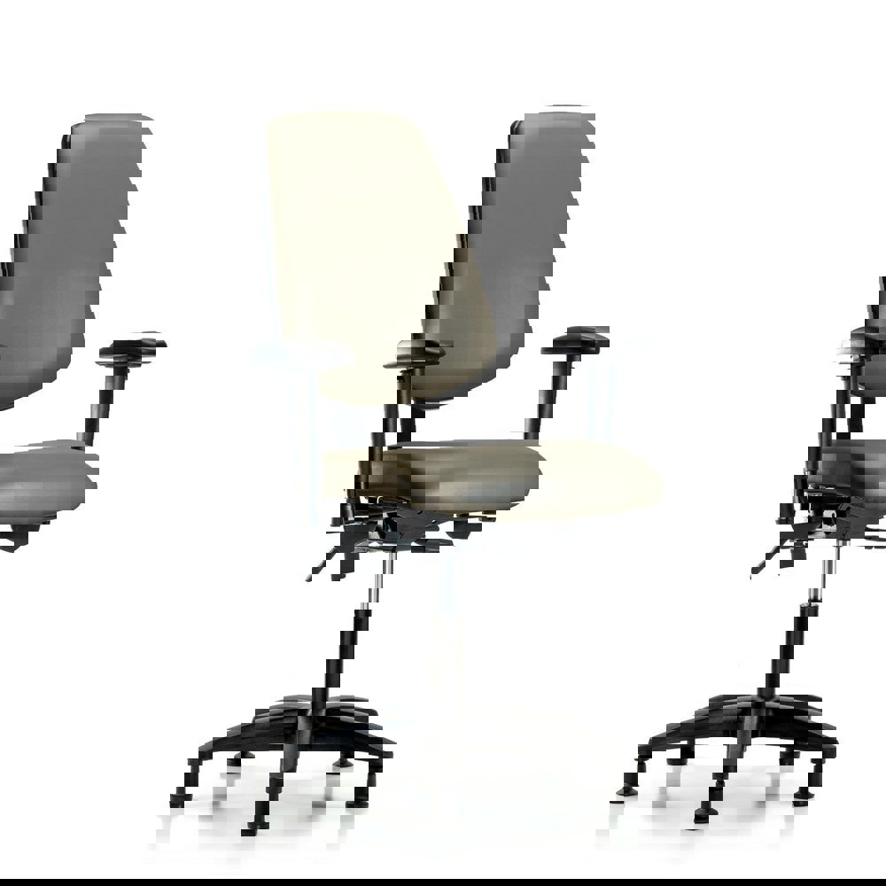 Task Chair: Vinyl, Taupe