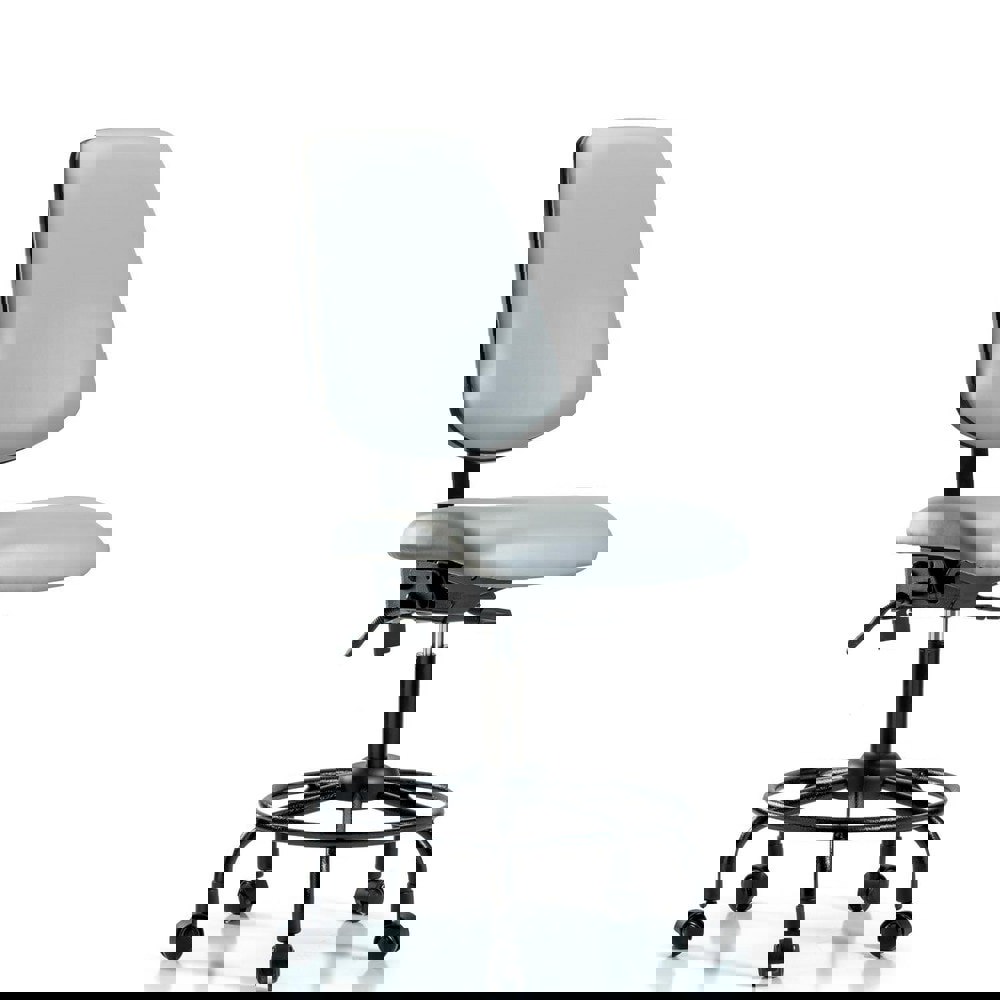 Task Chair: Vinyl, Dove