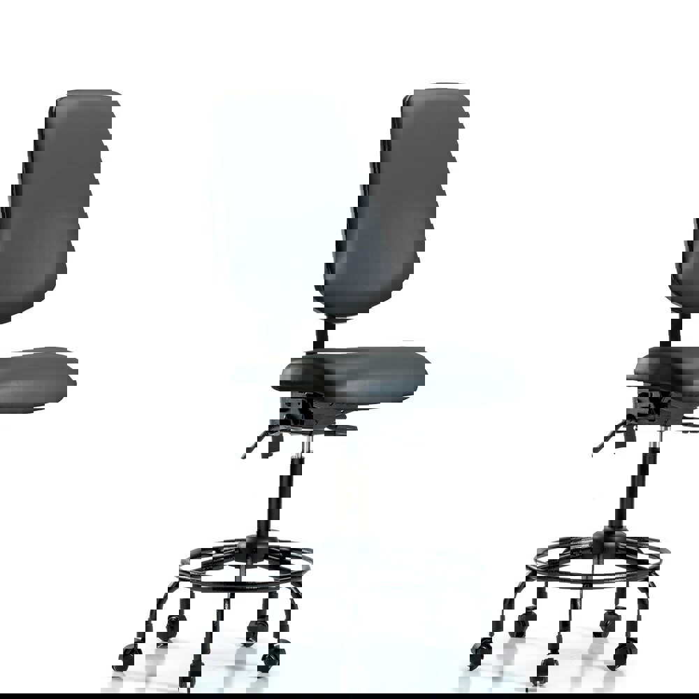 Task Chair: Vinyl, Carbon