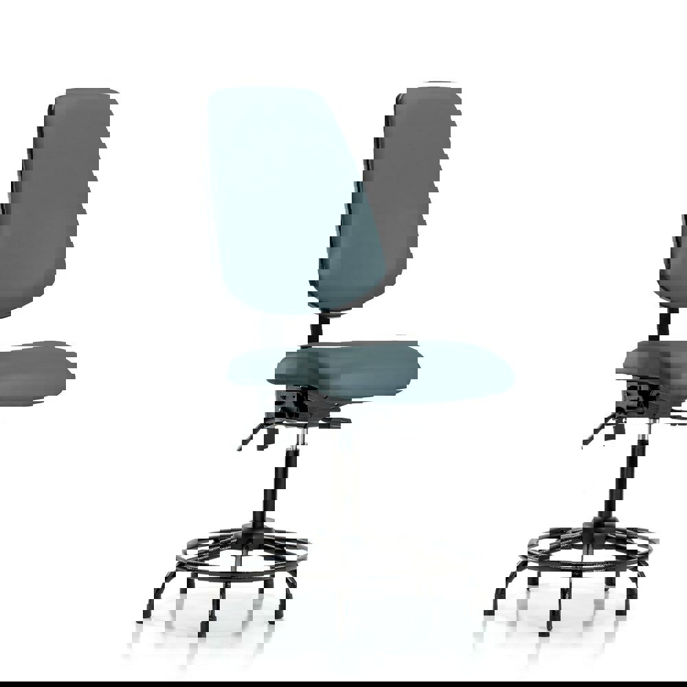 Task Chair: Vinyl, Colonial Blue