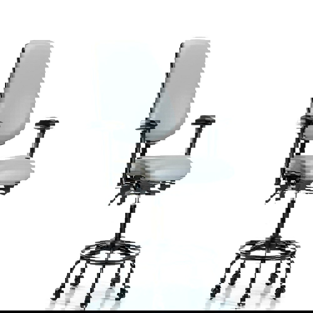 Task Chair: Vinyl, Dove