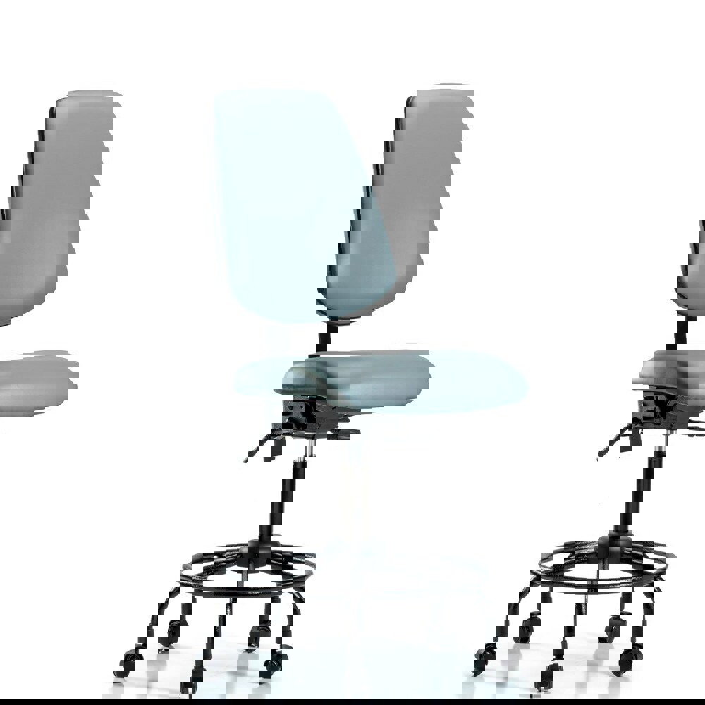 Task Chair: Vinyl, Storm