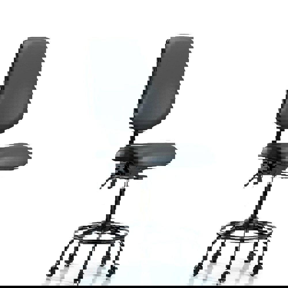 Task Chair: Vinyl, Carbon