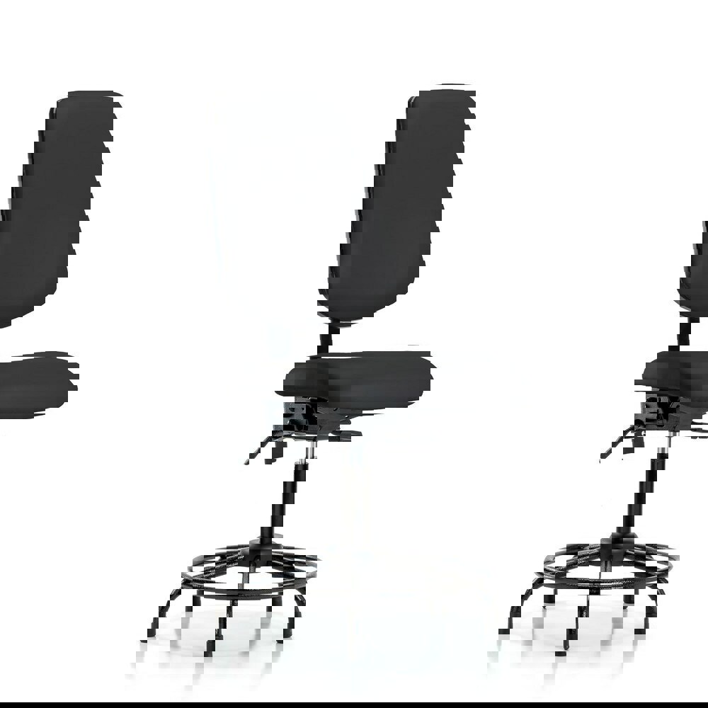 Task Chair: Vinyl, Black