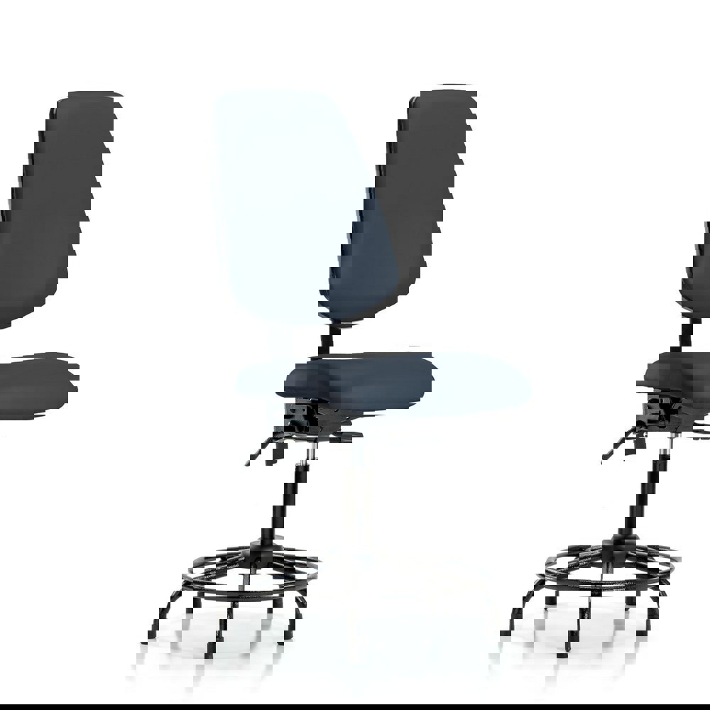 Task Chair: Vinyl, Imperial Blue