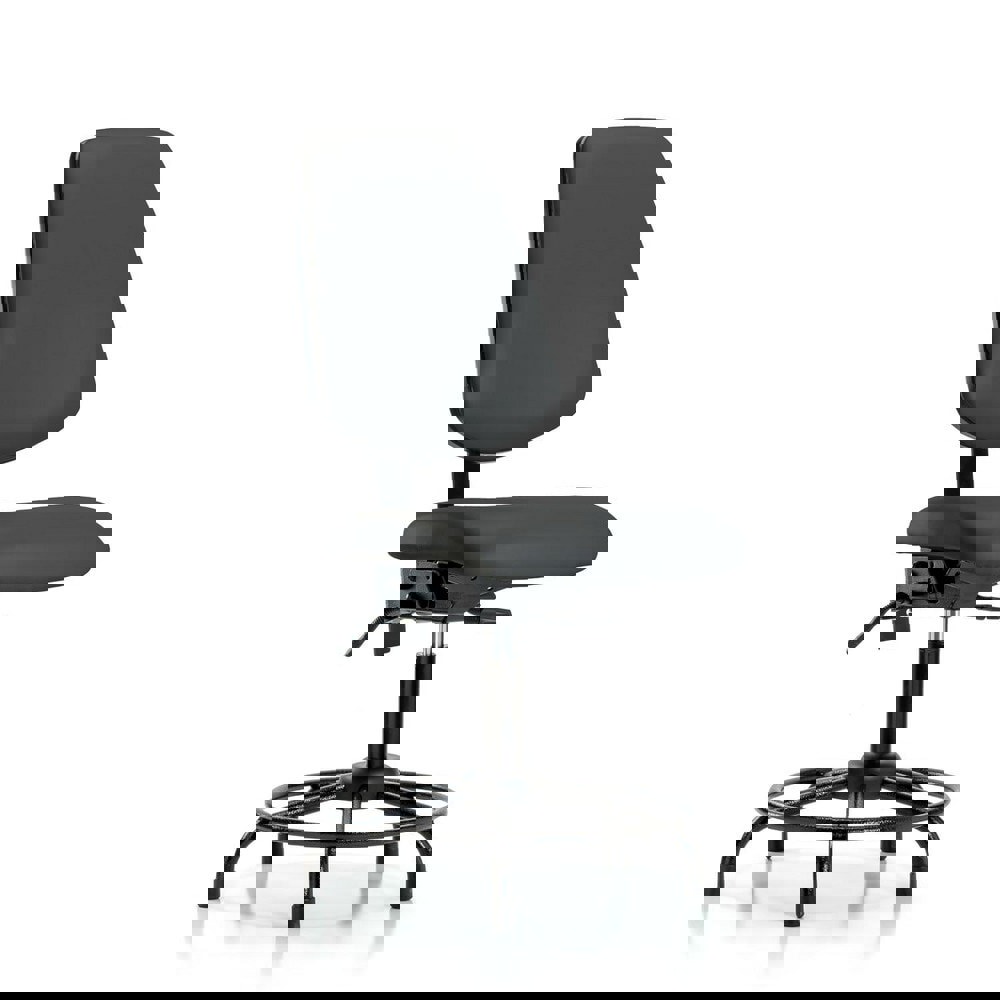 Task Chair: Vinyl, Charcoal