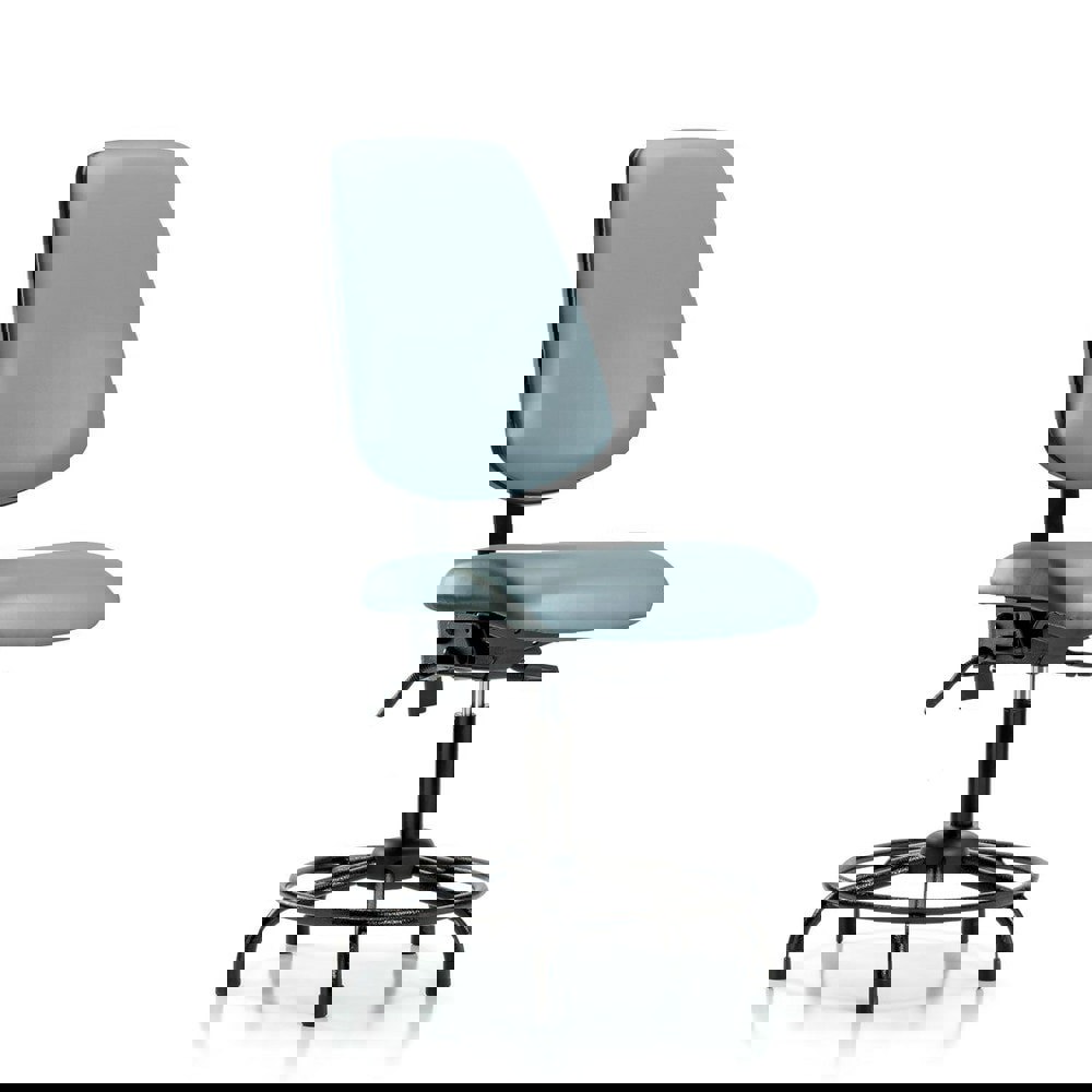 Task Chair: Vinyl, Storm