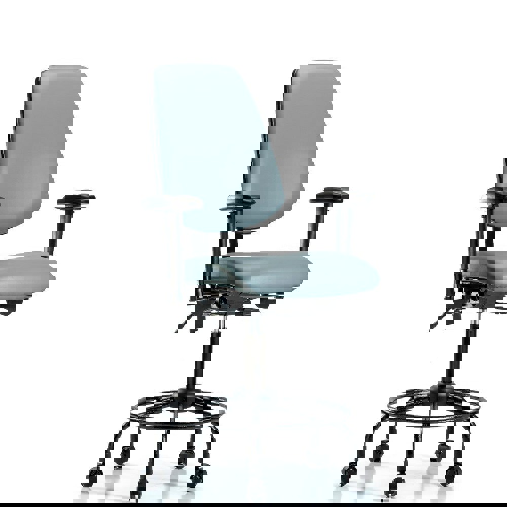 Task Chair: Vinyl, Storm