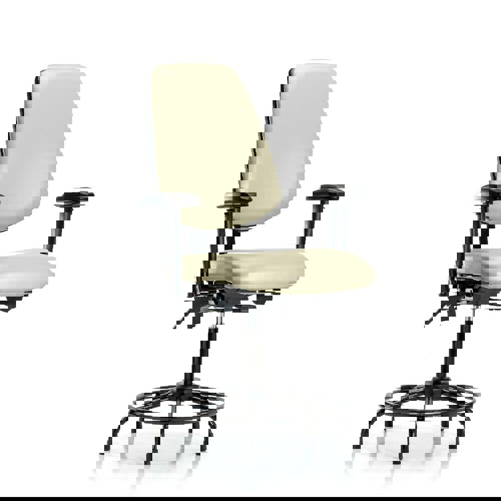 Task Chair: Vinyl, Adobe White