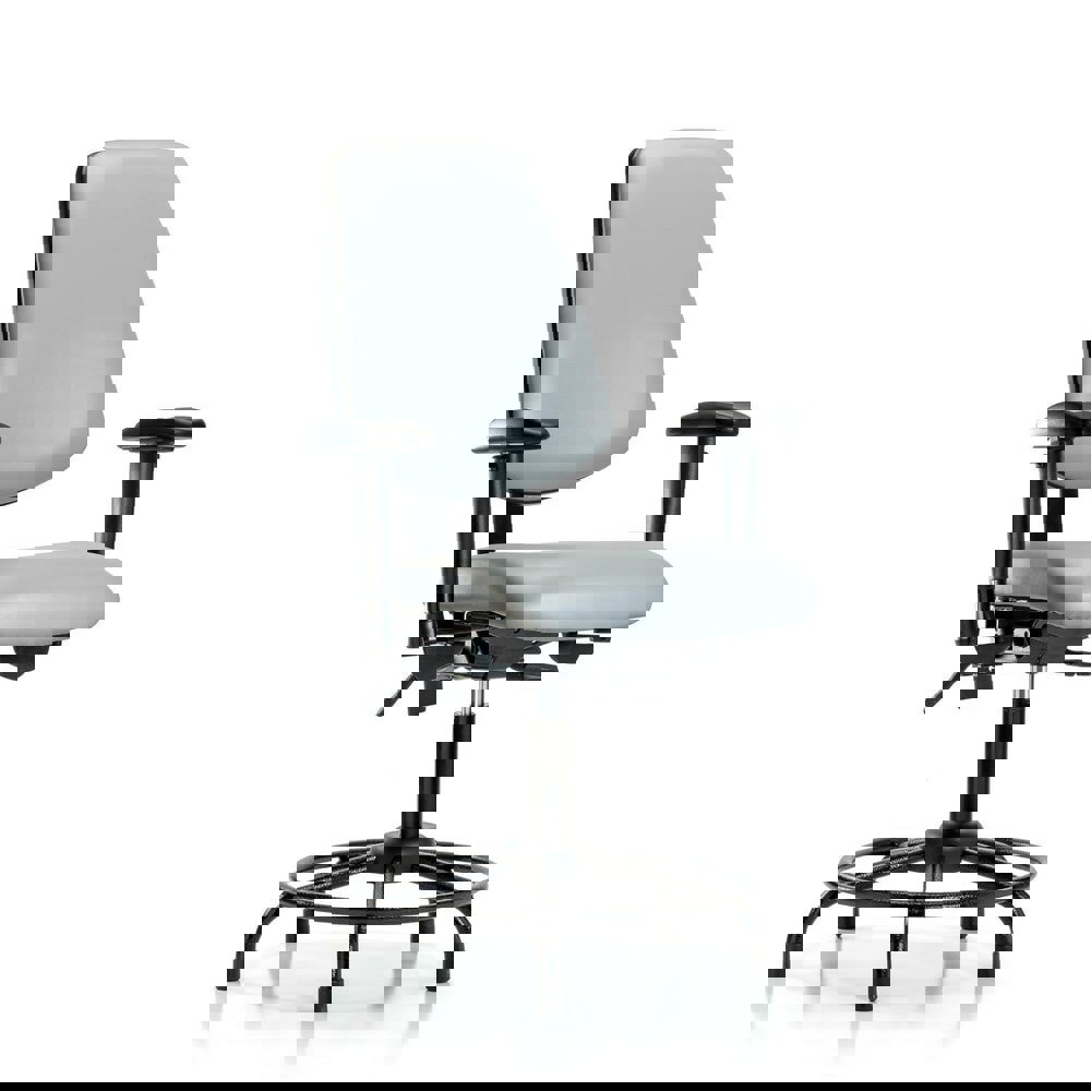 Task Chair: Vinyl, Dove