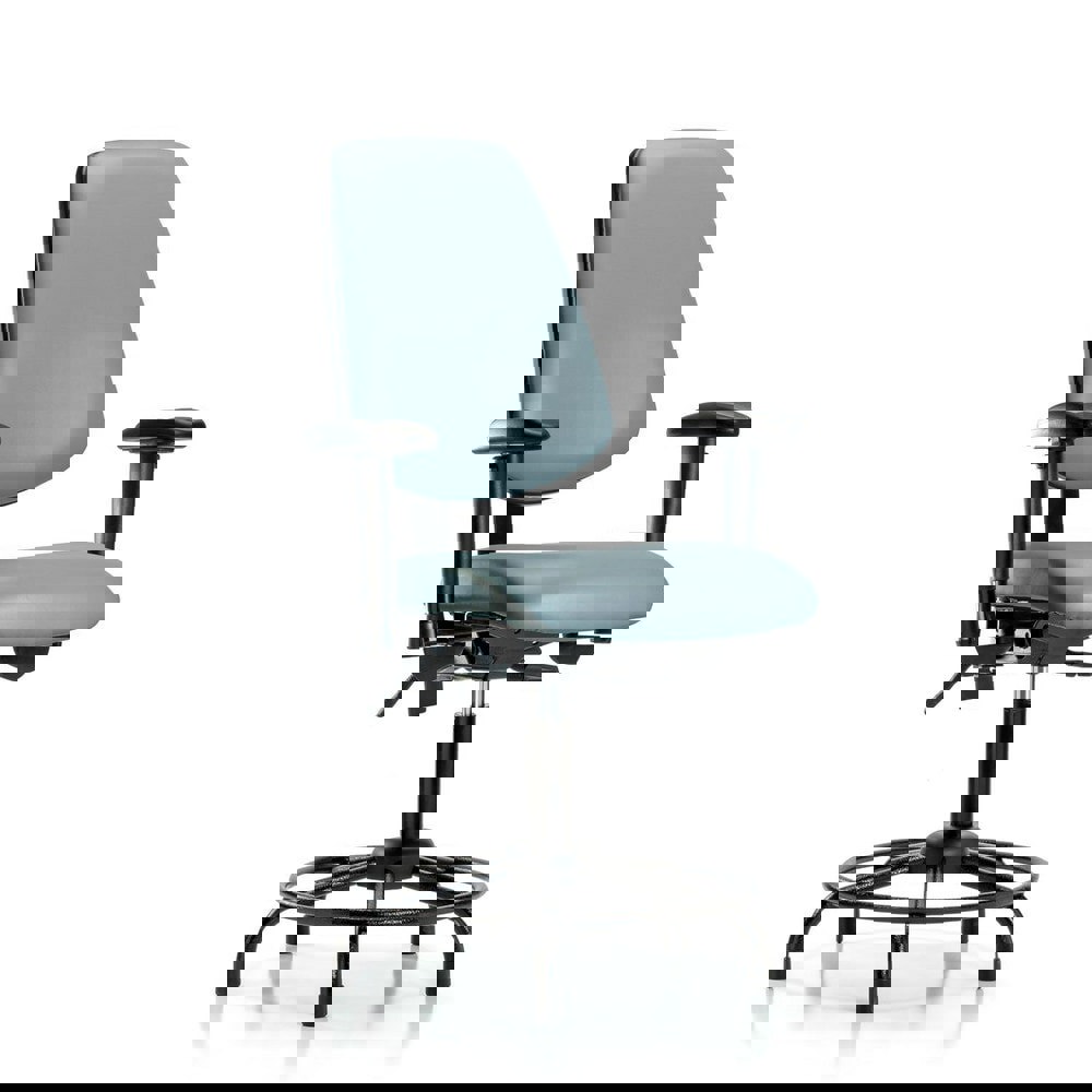 Task Chair: Vinyl, Storm