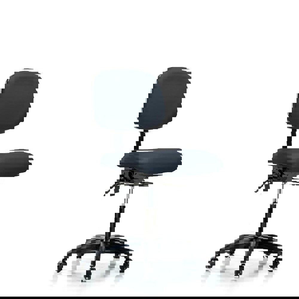 Task Chair: Vinyl, Imperial Blue