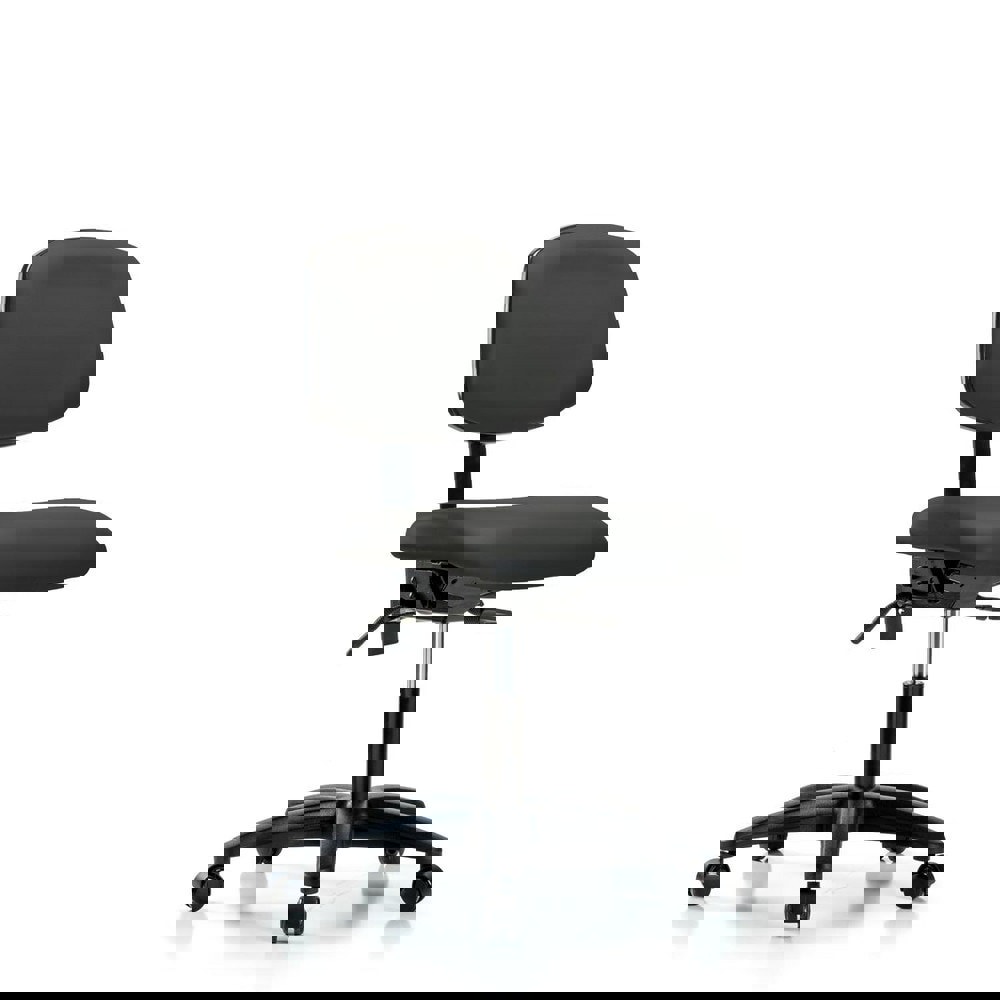 Task Chair: Vinyl, Charcoal