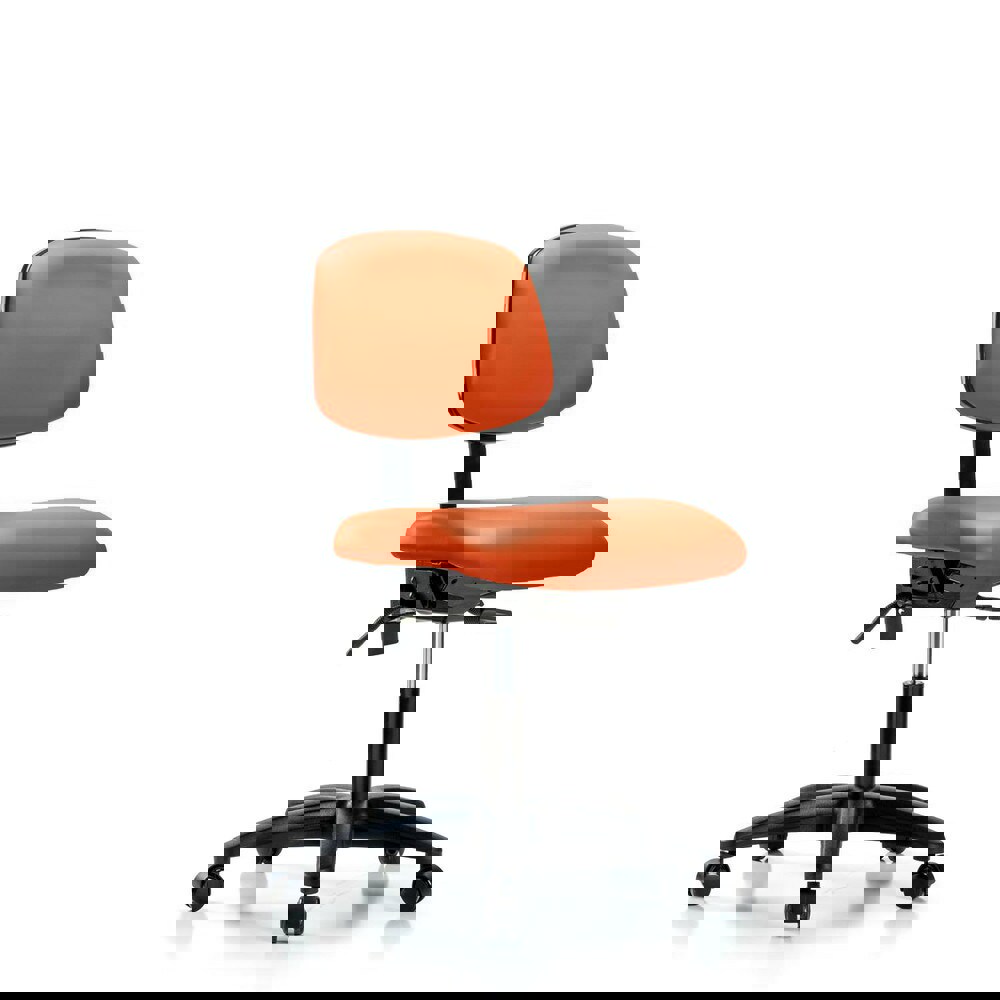 Task Chair: Vinyl, Orange Kist