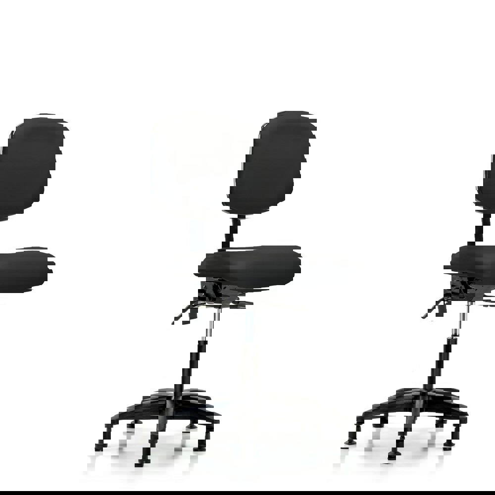 Task Chair: Vinyl, Black