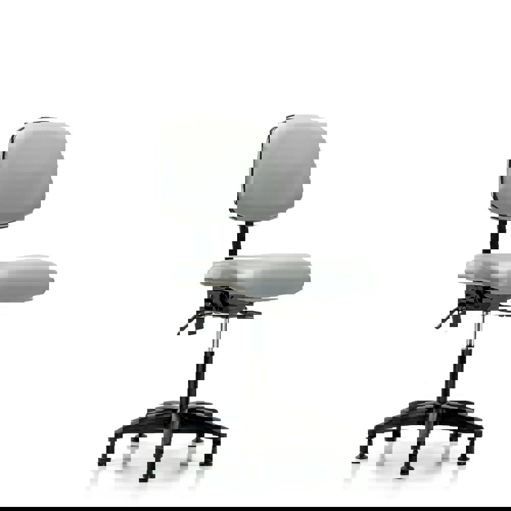 Task Chair: Vinyl, Dove