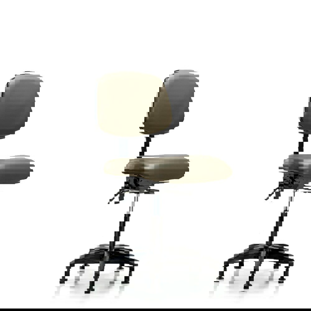 Task Chair: Vinyl, Taupe