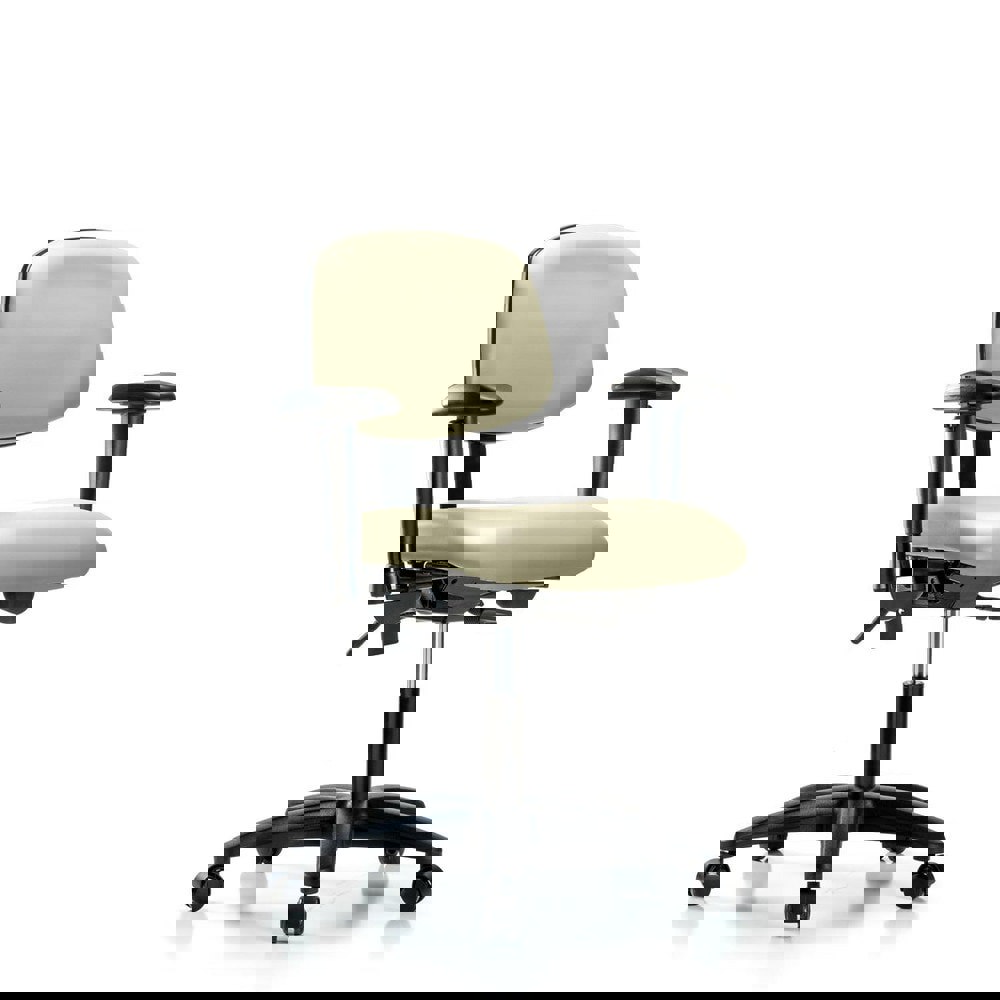 Task Chair: Vinyl, Adobe White