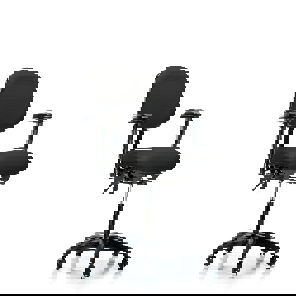 Task Chair: Vinyl, Black