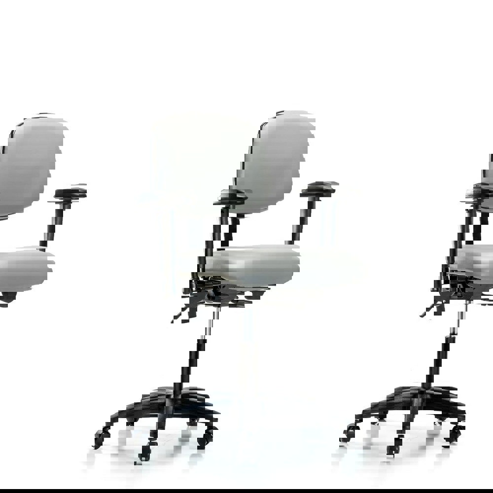 Task Chair: Vinyl, Dove