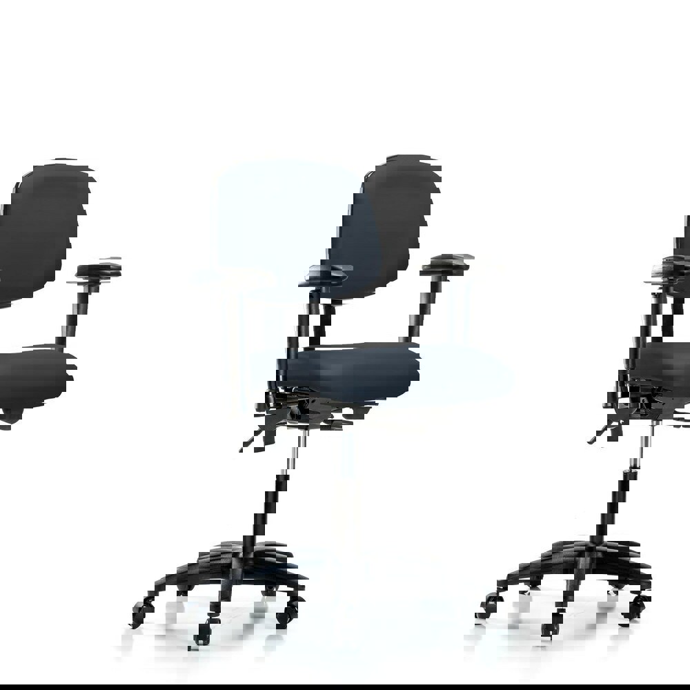 Task Chair: Vinyl, Imperial Blue