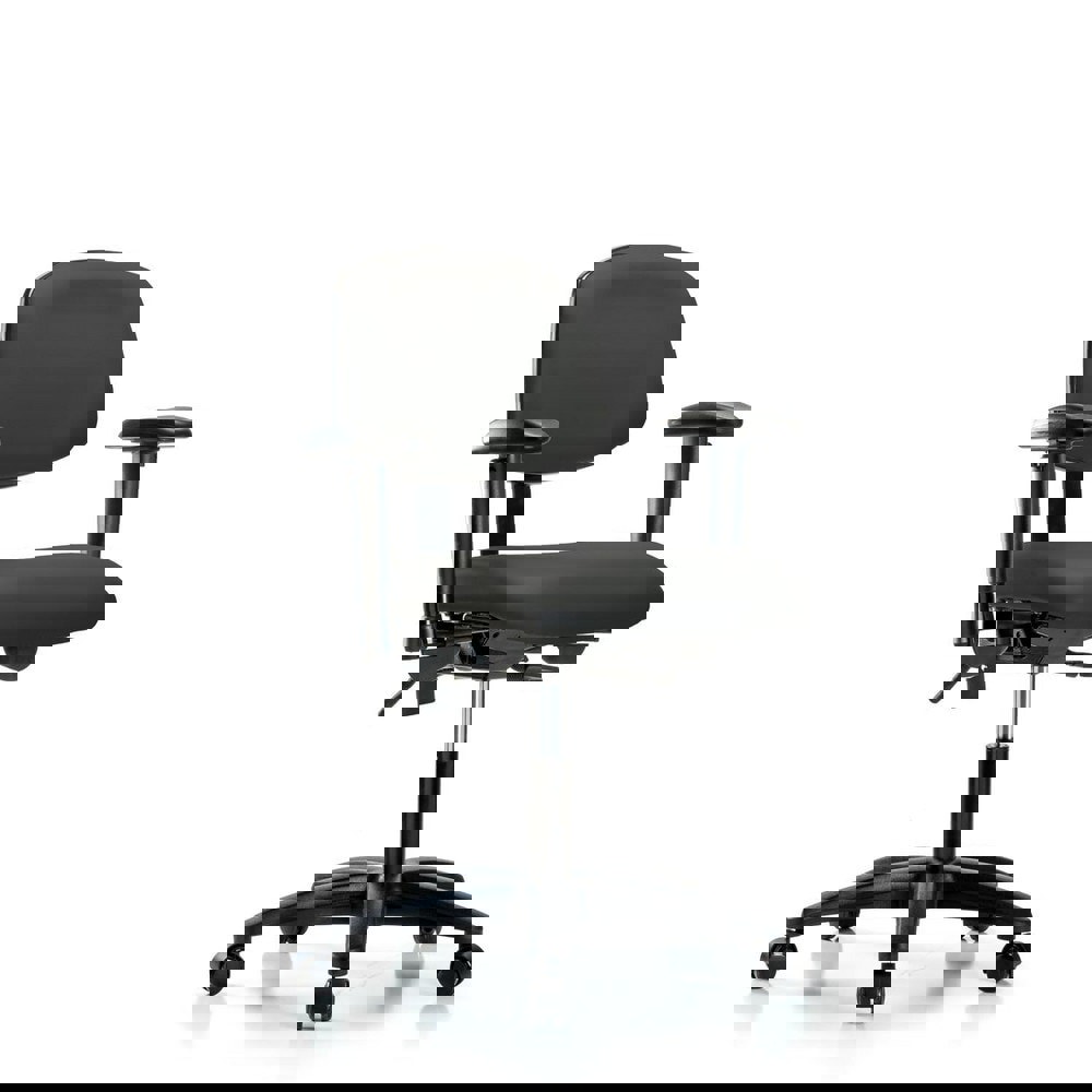 Task Chair: Vinyl, Charcoal