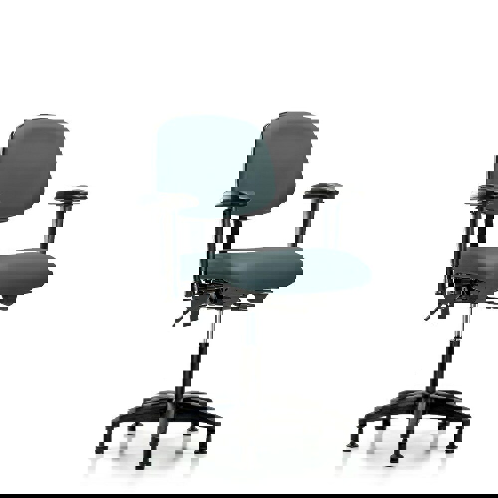 Task Chair: Vinyl, Colonial Blue