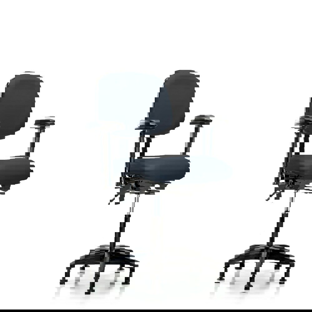 Task Chair: Vinyl, Imperial Blue