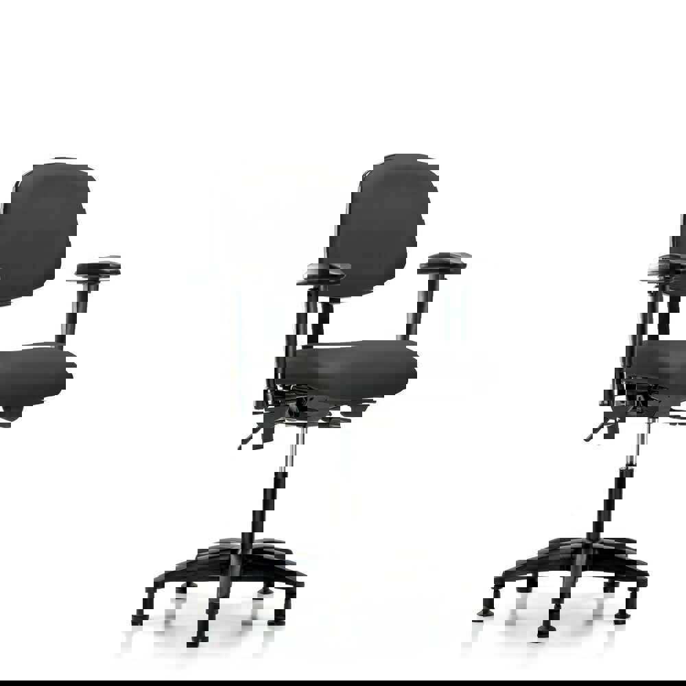 Task Chair: Vinyl, Charcoal