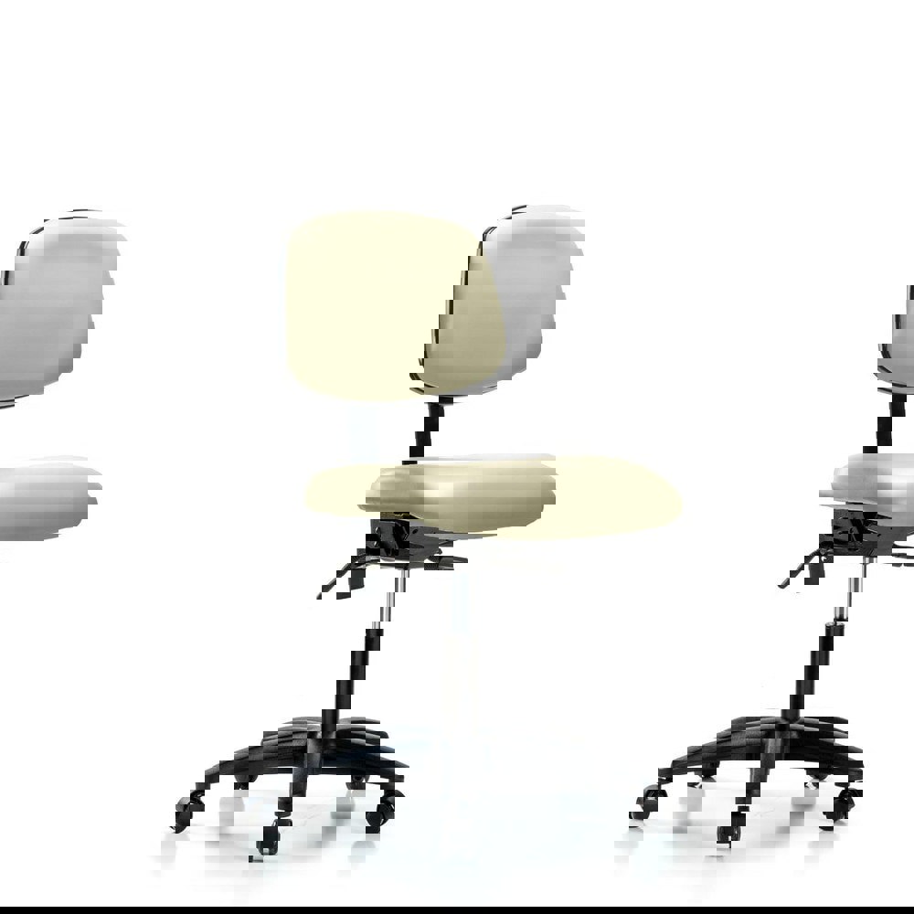 Task Chair: Vinyl, Adobe White