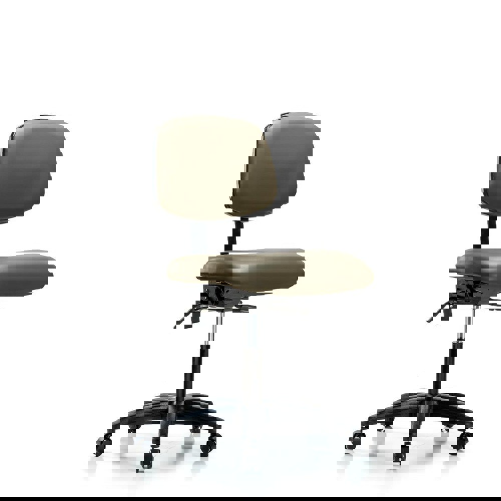 Task Chair: Vinyl, Taupe