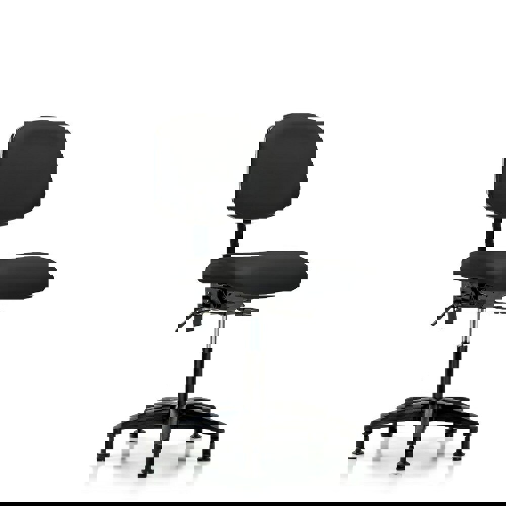 Task Chair: Vinyl, Black