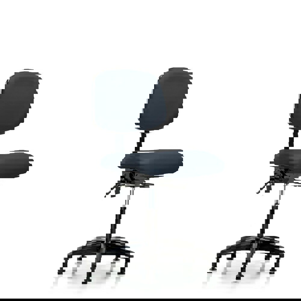 Task Chair: Vinyl, Imperial Blue