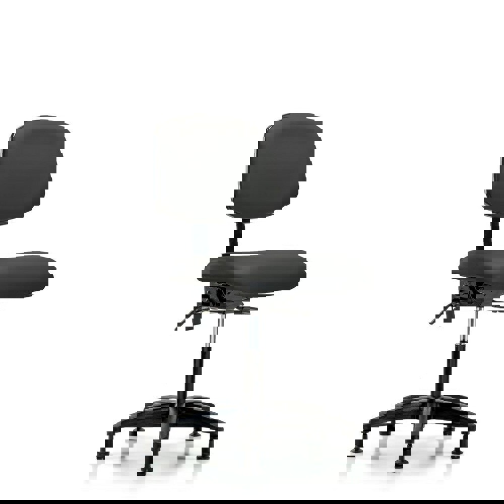 Task Chair: Vinyl, Charcoal