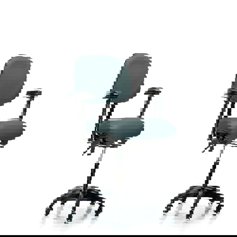 Task Chair: Vinyl, Colonial Blue